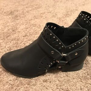 Black ankle boots